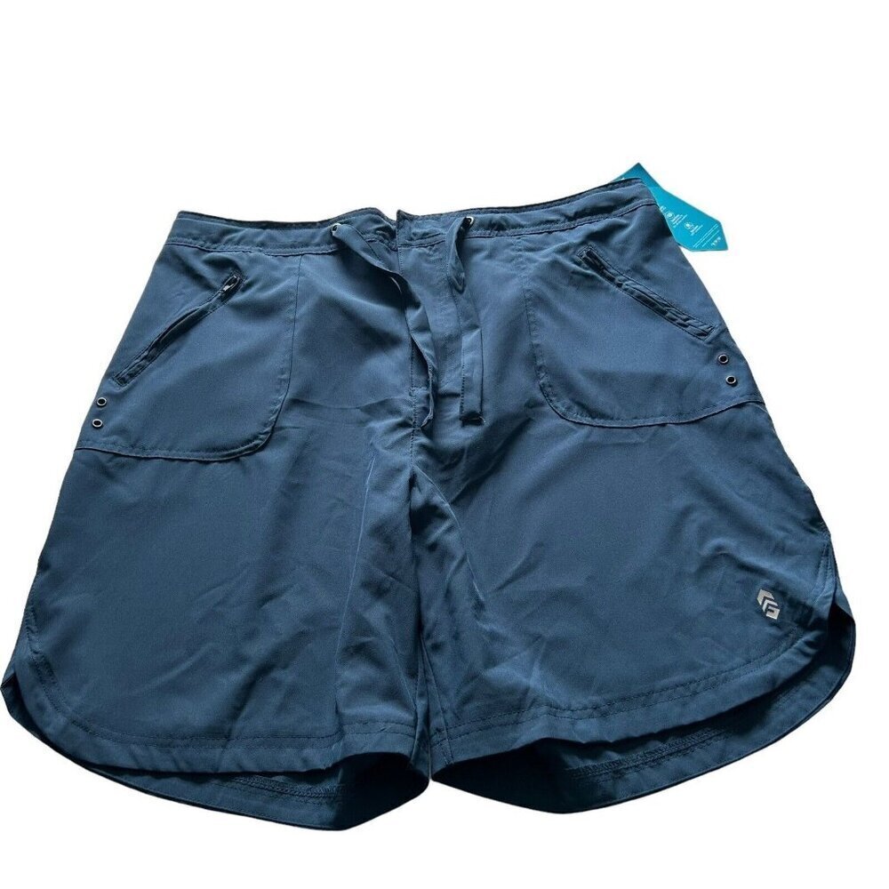 Free Country Free Style Blue Drawstring Swim Shorts Men's NEW Size 1X